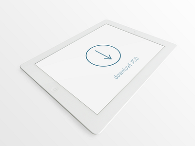 Free iPad Mockups clean download free freebie ipad mockup psd white