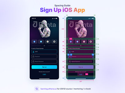 Sign Up iOS Native Mobile App