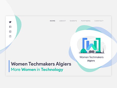 WTM Algiers Website landing page