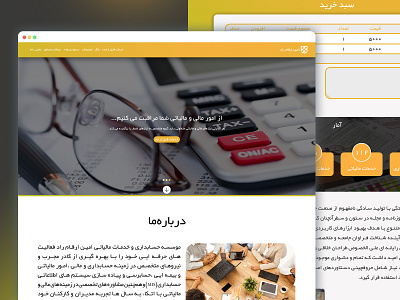 AminArghamRad Website UI