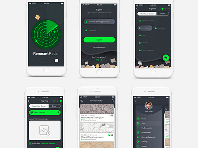 Stone Waste Reusable App Design