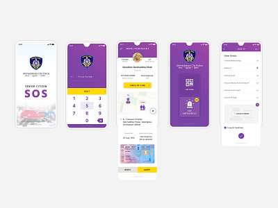 SOS App app design ui ux