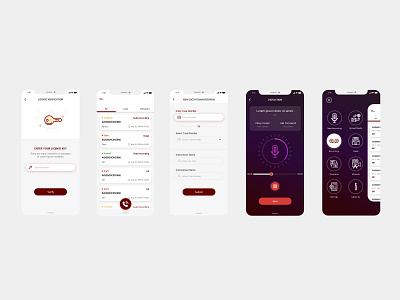 Silent Partner App app design ui ux