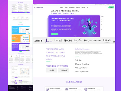 Paperchase Financial Consultancy- Web Design app branding design graphic design illustration mobile ui ux