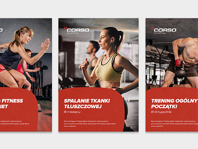 Corso Gym&Fitness business card ci desktop fitness folders gym paper print sport webdesign website