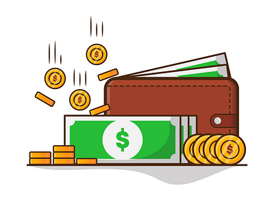 money storage adobe illustrator design flat icon illustraion illustrator logo ui ux vector