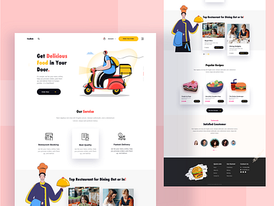 Food Delivery Landing Page