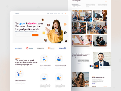 Agency Landing Page