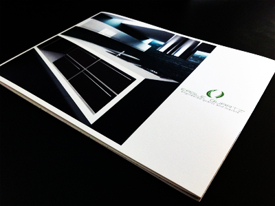 Tangible brochure print