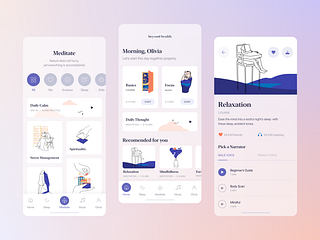 Beyond Health | A Meditation App by Natalie Moore for Fireart Studio on ...