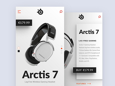 Daily UI #02 - Product Page app daily daily ui dark ios light material design product product page shadows ui ux