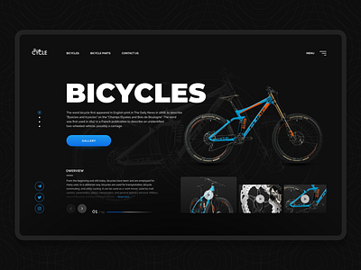 Bicycles website design awesome bicycle bicycles bike bikes clean figma figmadesign ui ux web design webdesign website