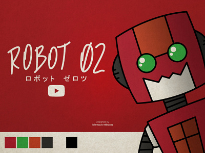 Robot 02 branding channel design designer flat icon identity illustration logo logodesign logos youtube youtube logo youtuber