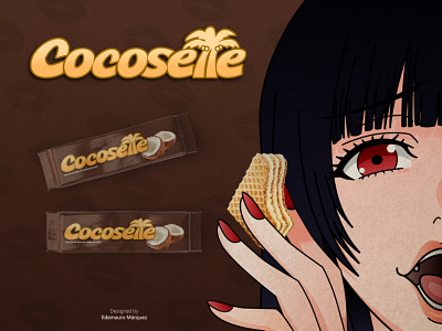 Cocosette - Kakegurui (Yumeko) branding cocosette designer identity illustration kakegurui packaging venezuela visual design yumeko