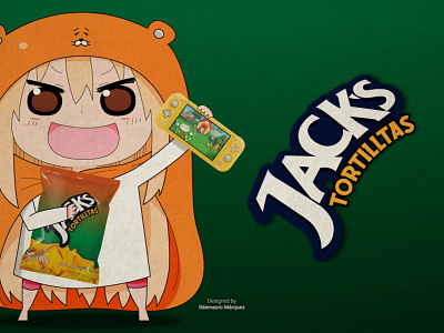 Tortillitas Jack's - Himouto! Umaru-chan anime brand branding design designer identity illustration logo nintendo nintendoswitch packaging switch umaru umaru chan venezuela