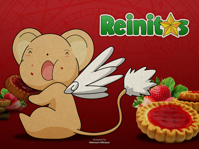 Reinitas - Sakura Card Captor (Kero) anime brand branding cookies design designer designer logo identity illustration kero logo reinitas sakura sakura card captor sweet venezuela