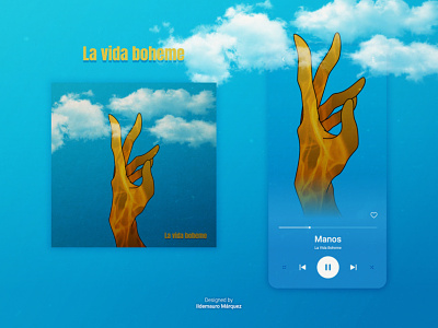La Vida Boheme band brand design designer disc identity la vida boheme music music app music app ui ui vector venezuela