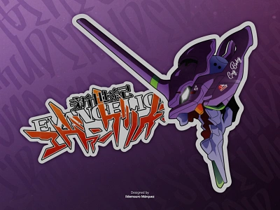 Neon Genesis Evangelion - 25 Years anime design designer evangelion icon identity illustration japan neon genesis evangelion nge typography vector