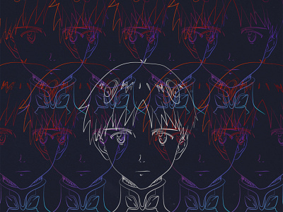 Neon Genesis Evangelion 3.0+1.0 anime design designer evangelion illustration nge vector