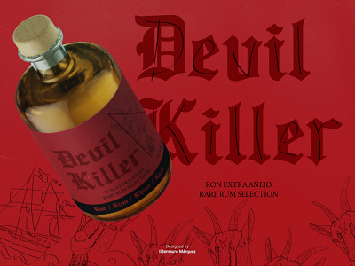 Devil Killer Rum brand branding design designer identity illustration logo logodesign logos vector venezuela