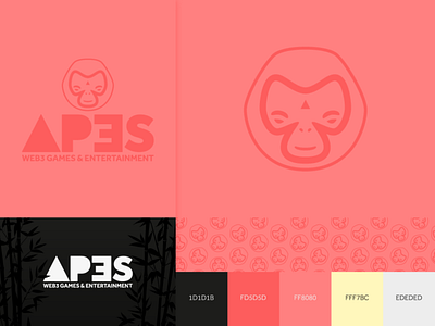 APES Logo brand branding design designer identity logo logo. vector web3