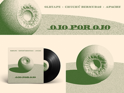 Ojo por ojo - Old Tape, Chuchú Bermudas, Apache. 3d apache blender chuchu bermudas design designer identity music old tape single venezuela vynil