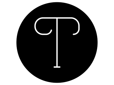 T & თ design georgian english t combination georgian t letter lines logo practice typography vector