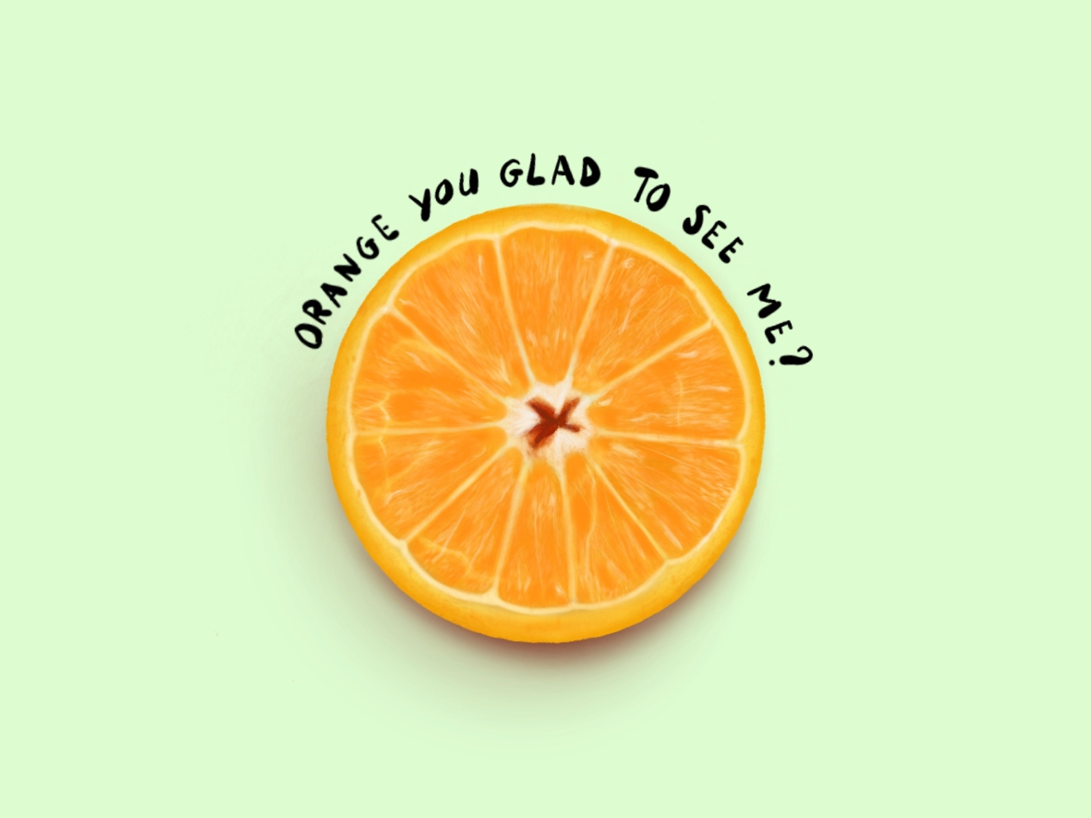 Orange you glad to see me? by Claudia Aio on Dribbble