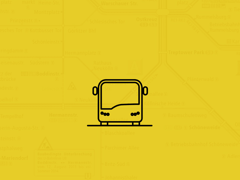 Loading animation — updated after affects animation app berlin bus loading loading animation lottie metro micro-interaction morphing public transport svg animation train tram ui