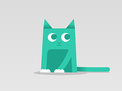 Week 1 - Something Cute 2d animation cat design gif graphics kitty motion video