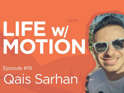 Life with Motion: Qais Sarhan 2d animation designer graphics interview mograph motion