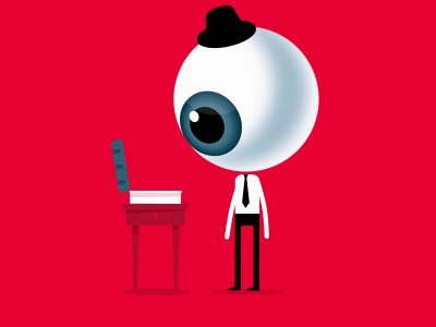 Eye 2d animation ball character contact eye gif lens struggle