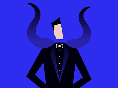 Have you MET me? 2d character design devil gala illustration suit tuxedo