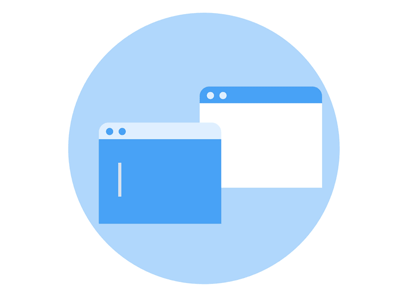 User interface engineering icon animation development flat frontend gif