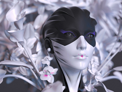 Orchid ID I character design ident illustration