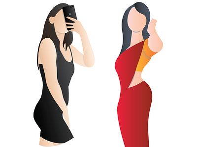 Shades of women: Illustration illustration illustrator