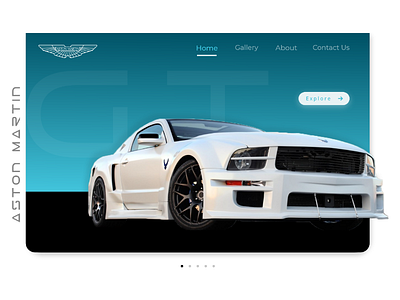 Aston martin landing page aston martin design ui ux web