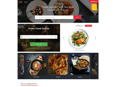 Zomato Design Daily UI design ui ux web zomato