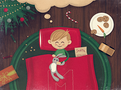 X Card card illo xmas