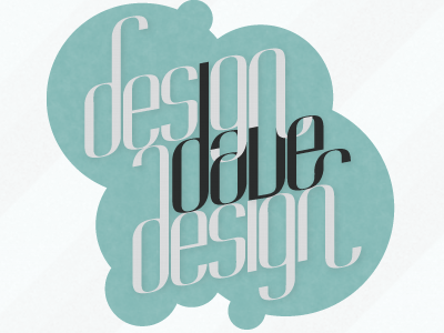 Design Dave Design type design typeface vector