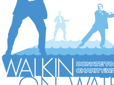 Wow Donate charitywater drawing dribbble invite raffle vector walken on water
