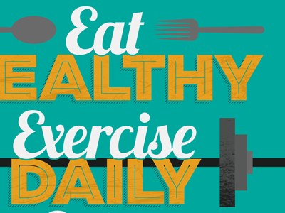 I Resolve To eat healthy enjoy life exercise daily resolve vector