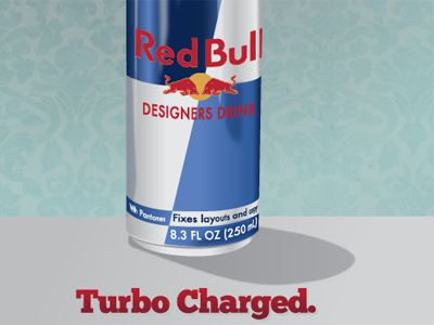 Red Bull Turbo illustrator red bull vector