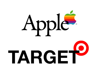 Apple/Target Logo