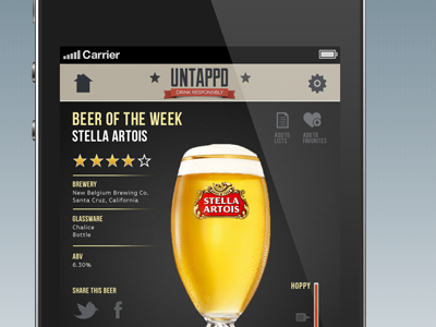 Untappd Beer of the Week awesome ios redesign untappd