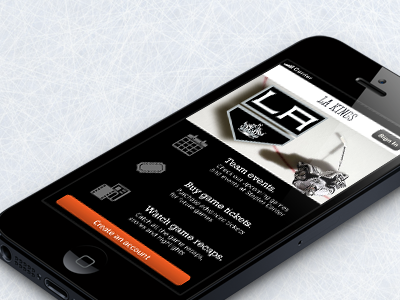 LA Kings app app ios lakings redesign
