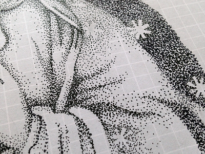 Lady Guadalupe CU catholic christ dots guadalupe lady pointillism stipple