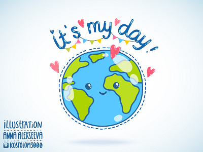 Earth Day character day design doodle drawn earth earth day ecology hand holiday illustration vector