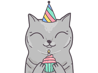 Birthday Cat