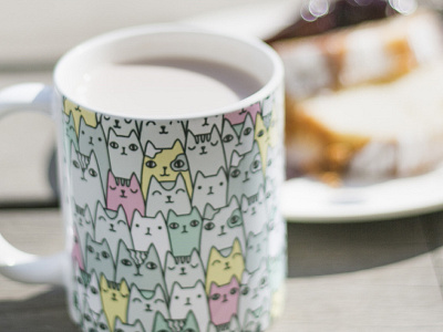 Cats Family Mug coffee home decor kitchen kitten mug pod sale society6